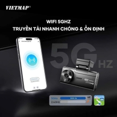 Camera Hành Trình VIETMAP SpeedMap M2 Cảnh Báo Giao Thông Bằng Giọng Nói, Giám Sát Xe Từ Xa 4G