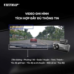 Camera Hành Trình VIETMAP SpeedMap M2 Cảnh Báo Giao Thông Bằng Giọng Nói, Giám Sát Xe Từ Xa 4G