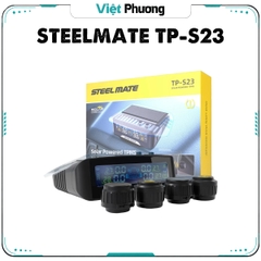 Cảm Biến Áp Suất Lốp Ô Tô STEELMATE TP-S23 Cao Cấp Gắn Van Ngoài (Mẫu Mới 2025, Hàng Chính Hãng)