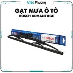 Gạt Mưa Ô Tô Bosch Advantage Loại Thân Cứng Xương Sắt - HÀNG CHÍNH HÃNG