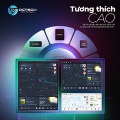 Android Box DCTECH DC B300 SD 6115, 4x64GB, Hỗ Trợ Apple Carplay/Android Auto, Tặng Vietmap Live