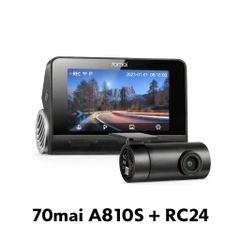 Camera Hành Trình 70mai A810S Ghi Hình Đồng Thời 2 Kênh Trước Sau 4K UHD HDR (Bản Quốc Tế)