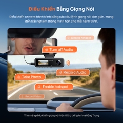Camera Hành Trình 70mai T400 3 Mắt 2.5K HDR, Ghi Hình Trước Trong Và Sau Xe Cho Xe Taxi Công Nghệ