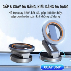 Giá Đỡ Kẹp Điện Thoại Ô Tô Từ Tính Thông Minh Cao Cấp AUTREX Dán Taplo hoặc Kính Lái Xe Hơi