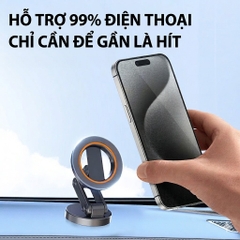 Giá Đỡ Kẹp Điện Thoại Ô Tô Từ Tính Thông Minh Cao Cấp AUTREX Dán Taplo hoặc Kính Lái Xe Hơi