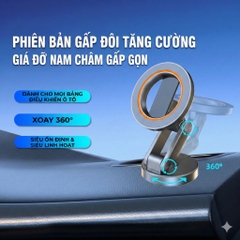 Giá Đỡ Kẹp Điện Thoại Ô Tô Từ Tính Thông Minh Cao Cấp AUTREX Dán Taplo hoặc Kính Lái Xe Hơi