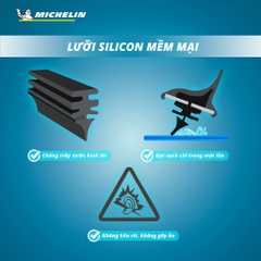 Gạt Mưa Ô Tô Cao Cấp MICHELIN Flex Beam Thân Mềm Hỗ Trợ Thay Ngàm Đa Năng Cho Hầu Hết Dòng Xe Hơi