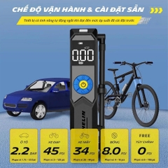 Máy Bơm Lốp Mini Cao Cấp Tự Động Ngắt MICHELIN 3325 (3321 nâng cấp) Bơm Mô tô, Xe Đạp, Xe Máy, Ô Tô