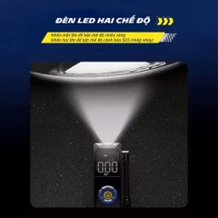 Máy Bơm Lốp Mini Cao Cấp Tự Động Ngắt MICHELIN 3325 (3321 nâng cấp) Bơm Mô tô, Xe Đạp, Xe Máy, Ô Tô