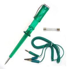 Bút Thử Điện Sử Chữa Ô Tô Xe Máy 6 - 24V Dây Lò Xo Chiều Dài 1.8m