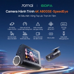 Camera Hành Trình 70mai A800SE SpeedEye 4K – Cảnh Báo Giao Thông Thông Minh, Giám Sát Toàn Diện