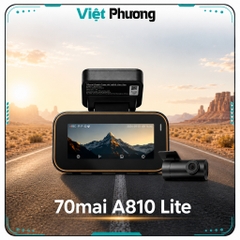 Camera Hành Trình 70mai 4K A810 Lite – Ghi Hình Kép Siêu Nét, Ra Lệnh Giọng Nói Tiếng Việt