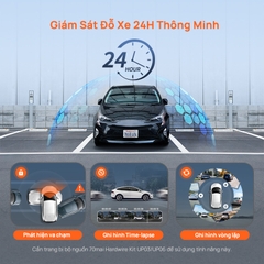 Camera Hành Trình Ô tô Kẹp Gương 70mai Rearview Dash Cam S410 (Màn hình cảm ứng, ra lệnh giọng nói)