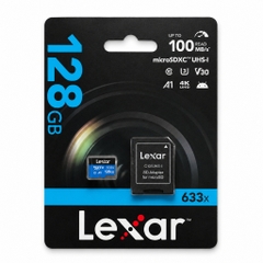 Thẻ Nhớ MicroSD Lexar 633x (32GB/64GB/128GB) Tốc Độ Cao Hỗ Trợ Ghi Hình 4K Cho Camera Hành Trình