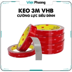 Keo Dán Cường Lực 2 Mặt 3M VHB 4229P (nhiều kích cỡ - cuộn dài 3 mét)