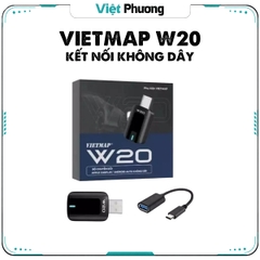 Vietmap W20 - Bộ Chuyển Đổi Kết Nối Apple Carplay + Android Auto Không Dây Cho Ô Tô Xe Hơi