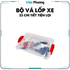 Bộ Dụng Cụ Đinh Vít Vá Lốp Xe Không Săm Khẩn Cấp Cho Ô Tô, Mô Tô, Xe Hơi, Xe Máy (23 chi tiết)