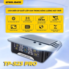 Cảm Biến Áp Suất Lốp Van Trong STEELMATE TP S23 PRO Cảnh Báo Giọng Nói Tiếng Việt (Chính Hãng)