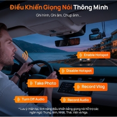 Camera Hành Trình 70mai A900 4K+4K | WiFi 6, GPS, Siêu Tụ Điện