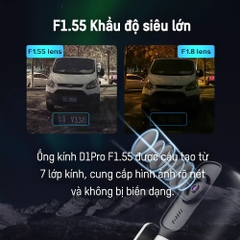 Camera Hành Trình Hikvision D1 Pro 2K 1440P, Ghi Hình Siêu Nét, WiFi, Hỗ Trợ thẻ 256GB, Chính Hãng