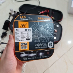Đèn LED Ô Tô Cao Cấp AKE K13 Siêu Sáng 2 Nhiệt Màu 3000K/6000K Chân H1 H3 H4 H7 H11 9005 9006 9012