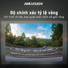 Camera Hành Trình Hikvision C8 Pro 3.5K, Ghi Hình Siêu Nét, Hỗ Trợ ADAS, GPS, Wifi 5, 4G Chính Hãng