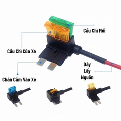 Dây Nối Lấy Điện Từ Cầu Chì Xe Hơi Ô Tô Cấp Nguồn Cho Hardwire Kit