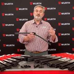 Gạt Mưa Ô Tô WURTH Flat Blade Max Thân Mềm CAO CẤP Hỗ Trợ Thay Ngàm Đa Năng Cho Hầu Hết Dòng Xe Hơi