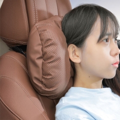 Gối Dựa Lưng Tựa Cổ Ô Tô Xe Hơi Da NAPPA Cao Cấp Thoáng Khí Chống Đau Mỏi Cổ Và Lưng phiên bản 2025