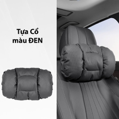 Gối Dựa Lưng Tựa Cổ Ô Tô Xe Hơi Da NAPPA Cao Cấp Thoáng Khí Chống Đau Mỏi Cổ Và Lưng phiên bản 2025