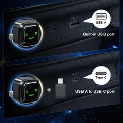AUTREX M12 - USB Hỗ Trợ Chuyển Đổi Kết Nối Apple Carplay + Android Auto Không Dây Cho Ô Tô Xe Hơi