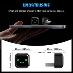 AUTREX M12 - USB Hỗ Trợ Chuyển Đổi Kết Nối Apple Carplay + Android Auto Không Dây Cho Ô Tô Xe Hơi