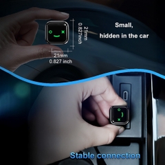 AUTREX M12 - USB Hỗ Trợ Chuyển Đổi Kết Nối Apple Carplay + Android Auto Không Dây Cho Ô Tô Xe Hơi
