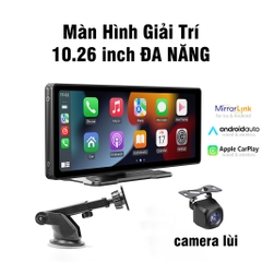 Màn Hình Ô Tô 10.26 inch IPS Hỗ Trợ Kết Nối Carplay / Android Không Dây Tích Hợp Camera Lùi AHD