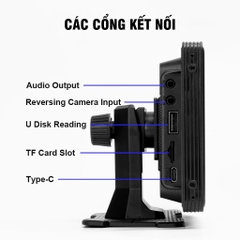 Màn Hình Ô Tô 10.26 inch IPS Hỗ Trợ Kết Nối Carplay / Android Không Dây Tích Hợp Camera Lùi AHD