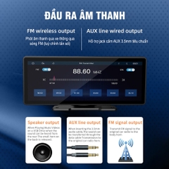 Màn Hình Ô Tô 10.26 inch IPS Hỗ Trợ Kết Nối Carplay / Android Không Dây Tích Hợp Camera Lùi AHD