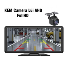 Màn Hình Ô Tô 10.26 inch IPS Hỗ Trợ Kết Nối Carplay / Android Không Dây Tích Hợp Camera Lùi AHD