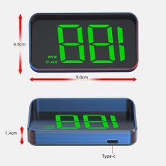 Màn Hình Hiển Thị Tốc Độ HUD W1 / M2 (GPS, nguồn USB) Dùng Cho Mọi Dòng Ô Tô Xe Hơi - Phiên Bản 2025