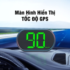 Màn Hình Hiển Thị Tốc Độ HUD X1 / X2 (GPS, nguồn USB) Dùng Cho Mọi Dòng Ô Tô Xe Hơi - Phiên Bản 2025