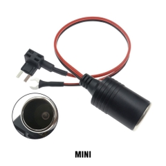 Tẩu Phụ Kèm Dây Nối Lấy Điện Từ Cầu Chì Xe Hơi Ô Tô Cấp Nguồn Cho Camera Hành Trình, Máy Bơm Lốp, ..