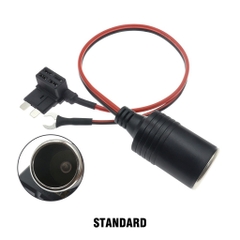 Tẩu Phụ Kèm Dây Nối Lấy Điện Từ Cầu Chì Xe Hơi Ô Tô Cấp Nguồn Cho Camera Hành Trình, Máy Bơm Lốp, ..