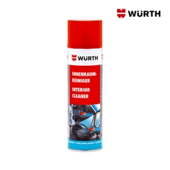 Dung Dịch Vệ Sinh Nội Thất Hoạt Tính Wurth Interior Cleaner Dạng Bọt Cho Ghế Da, Taplo, Trần Nỉ, ..