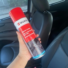 Dung Dịch Vệ Sinh Nội Thất Hoạt Tính Wurth Interior Cleaner Dạng Bọt Cho Ghế Da, Taplo, Trần Nỉ, ..