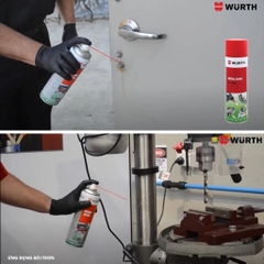 Dung Dịch Bảo Dưỡng Đa Năng Wurth Ultra 2040 With PTFE 500ml Bôi Trơn, Phá Gỉ, Chống Gỉ Sét