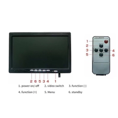 Camera Lùi AHD Kèm Màn Hình Rời 7inch Sử Dụng Điện 12 - 24V, Lắp Cho Mọi Dòng Xe Hơi, Ô Tô, Xe Tải