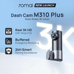Camera Hành Trình Ô tô 70mai M310 Plus 3K Phiên Bản Mới 2025 QUỐC TẾ Độ Nét Cao (hàng Chính Hãng)