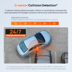 Camera Hành Trình Ô tô 70mai M310 Plus 3K Phiên Bản Mới 2025 QUỐC TẾ Độ Nét Cao (hàng Chính Hãng)