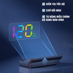 Màn Hình Hiển Thị Tốc Độ HUD W1 / M2 / W2 / M2S (GPS, nguồn USB) Cho Mọi Ô Tô Xe Hơi Phiên Bản 2026