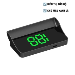 Màn Hình Hiển Thị Tốc Độ HUD W1 / M2 (GPS, nguồn USB) Dùng Cho Mọi Dòng Ô Tô Xe Hơi - Phiên Bản 2025