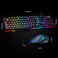 Combo T-WOLF TF200 (led 7 màu)